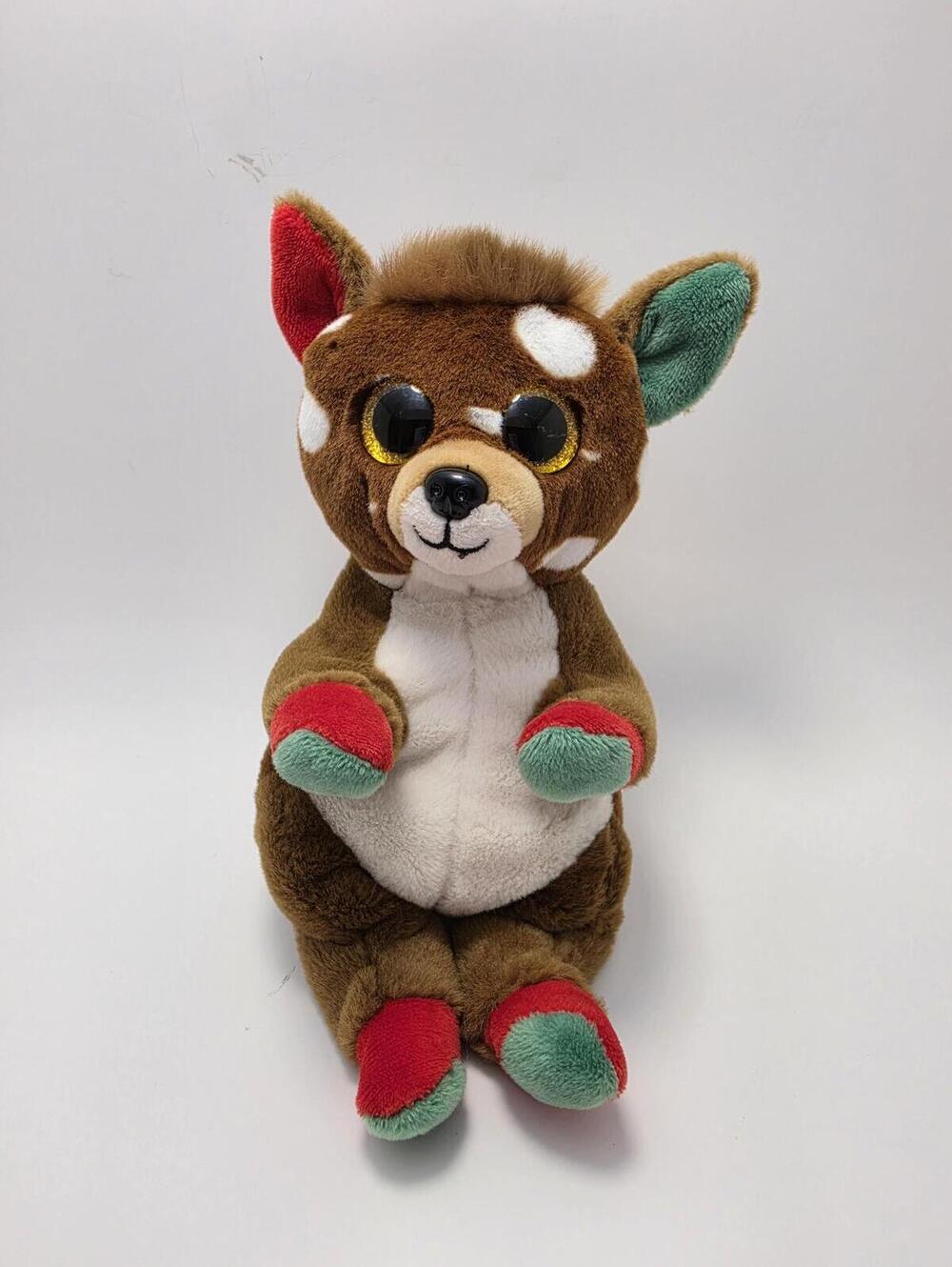 Ty Beanie Bellies “Juno” the Reindeer - No Hang Tag! (8 inch)